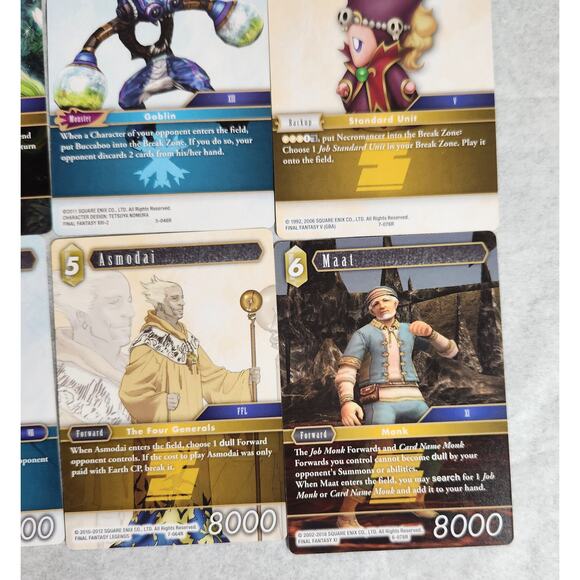 Final Fantasy TCG Lot Of 18 Rare, Hero, And Legend VG+ Pre-owned - Picture 10 of 11